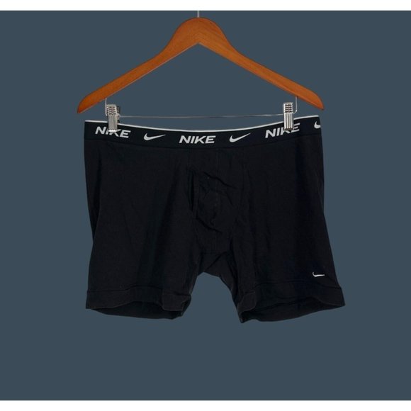 Nike Mens Dri-Fit Black Boxer Briefs Size XL - Picture 1 of 5